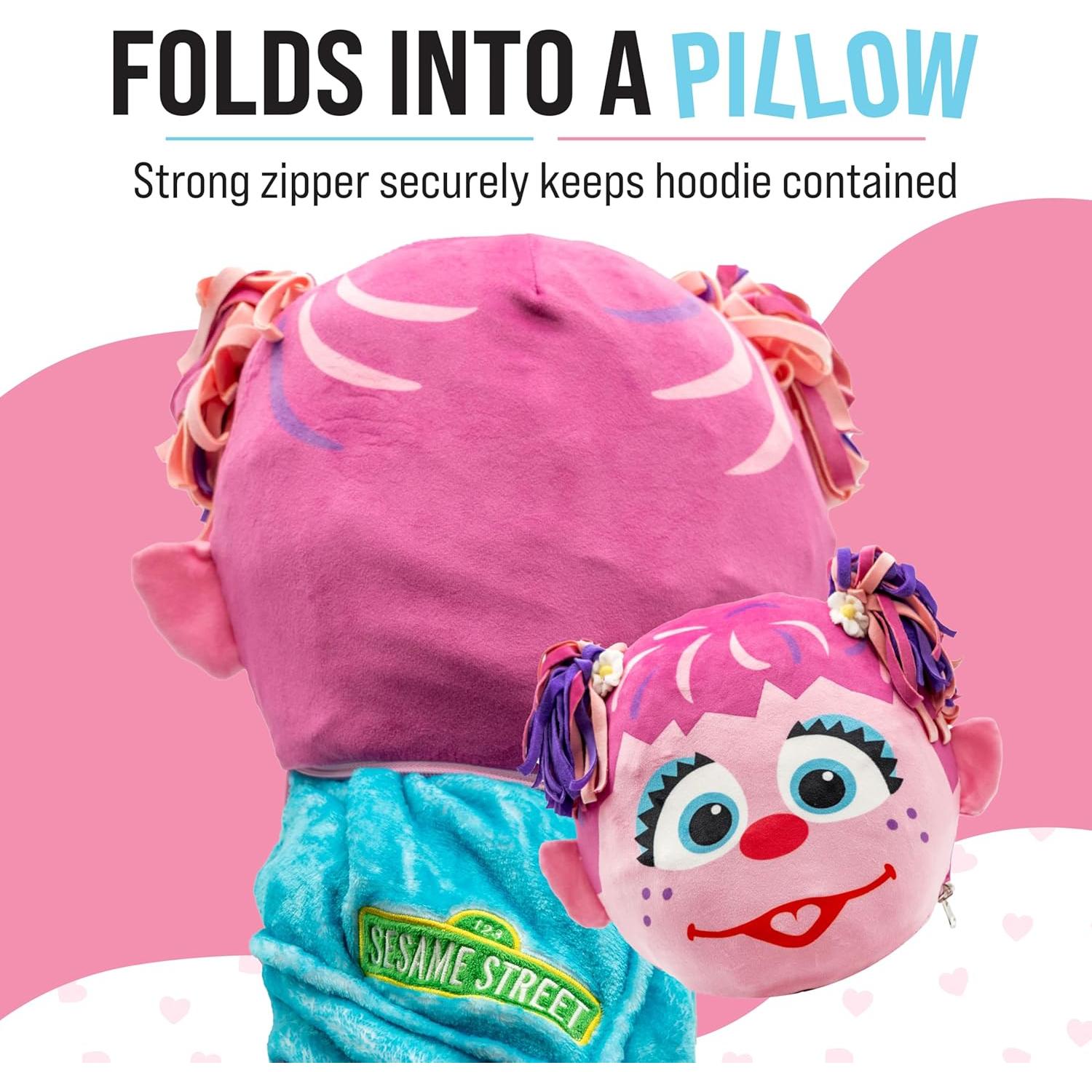 Manta con Capucha Plushible Abby Cadabby - Adulto - Suave y Lavable