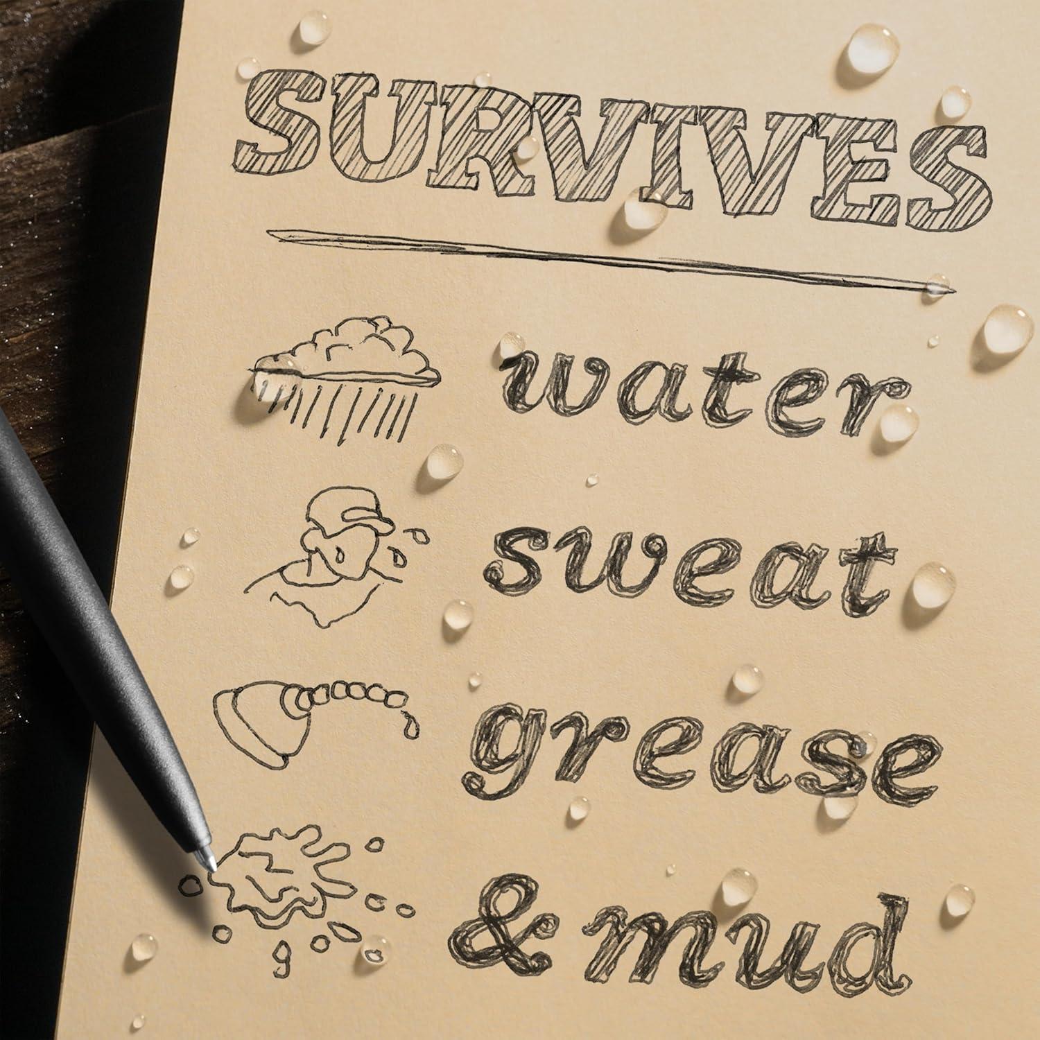 Kit Impermeable Rite in the Rain 3x5 con Cuaderno y Bolígrafos