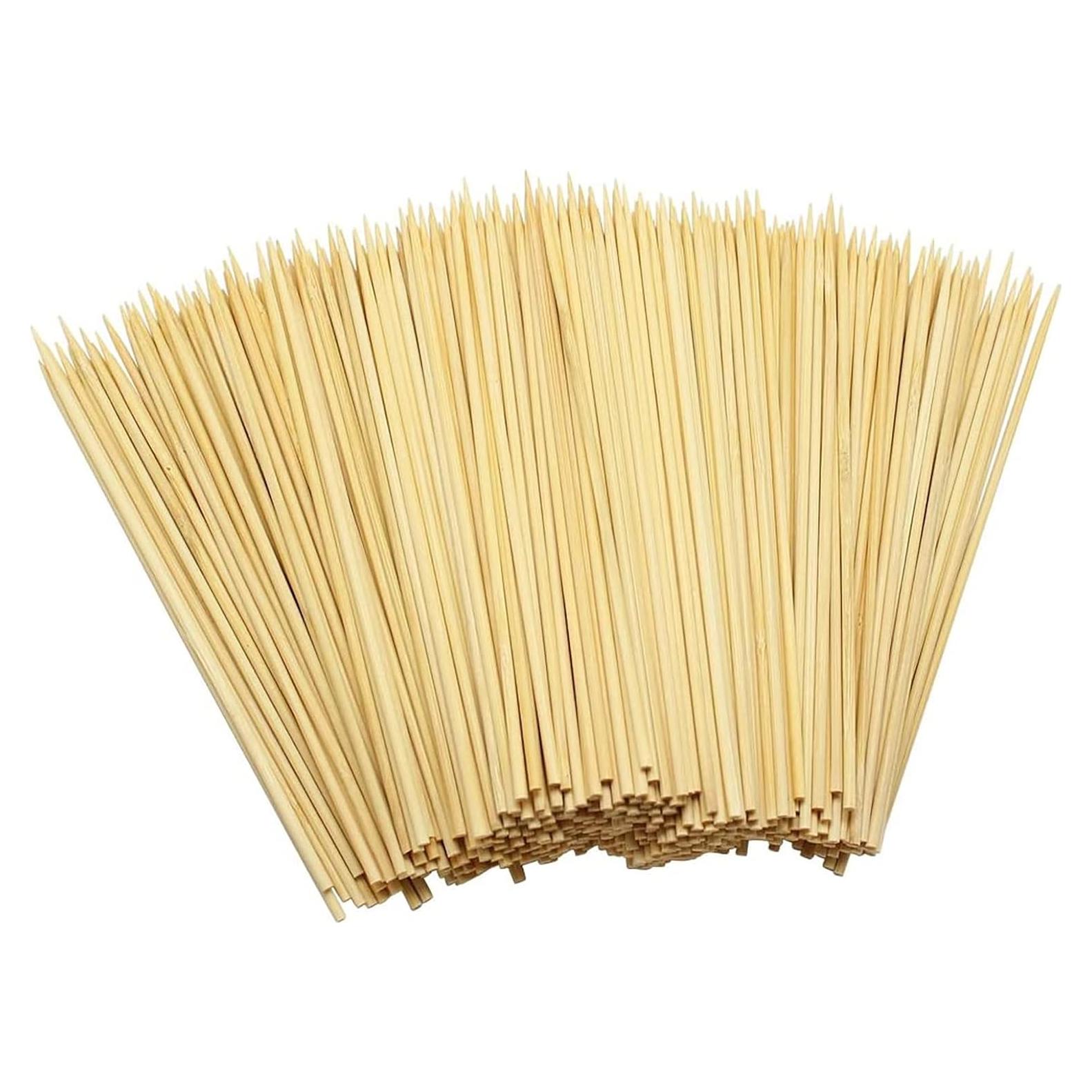 Palitos de Bambú Hysagtek 15 cm 400 Pcs para BBQ y Fondue
