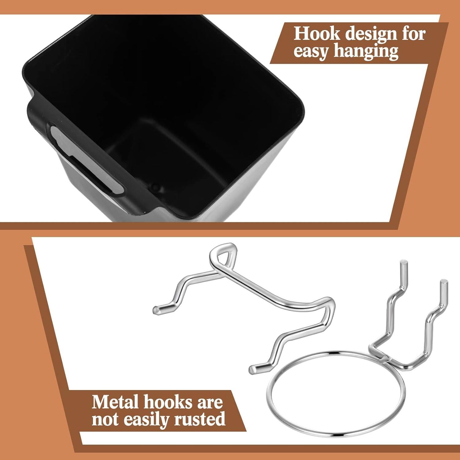 Juego de Organizadores para Tablero Perforado Jinei 12 Pcs