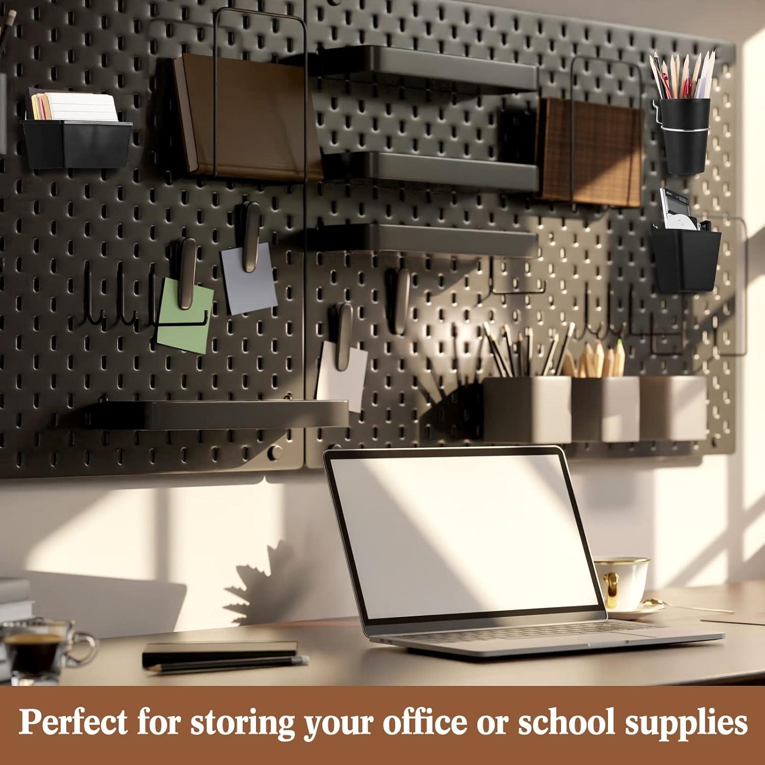 Juego de Organizadores para Tablero Perforado Jinei 12 Pcs