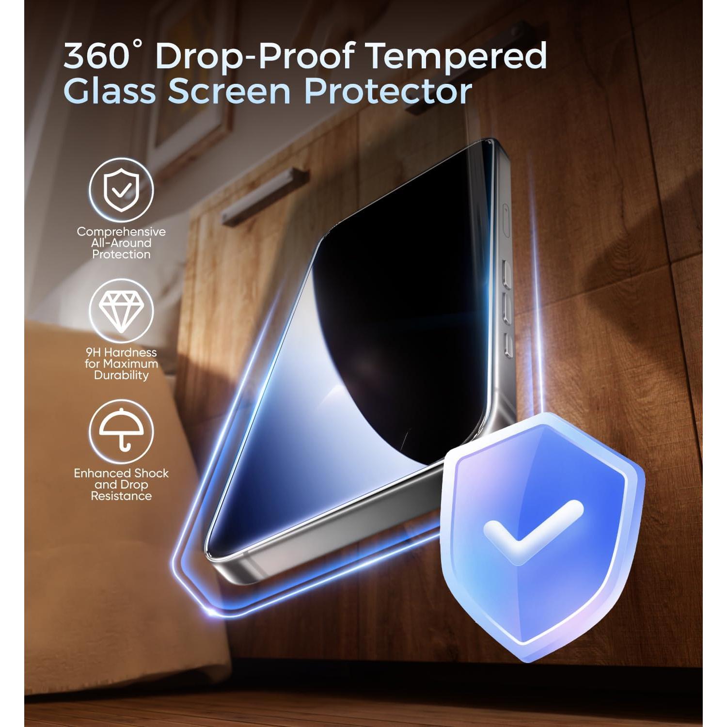 Protector de Pantalla Privado MAGIC JOHN para iPhone 12 Pro Max 6.7"