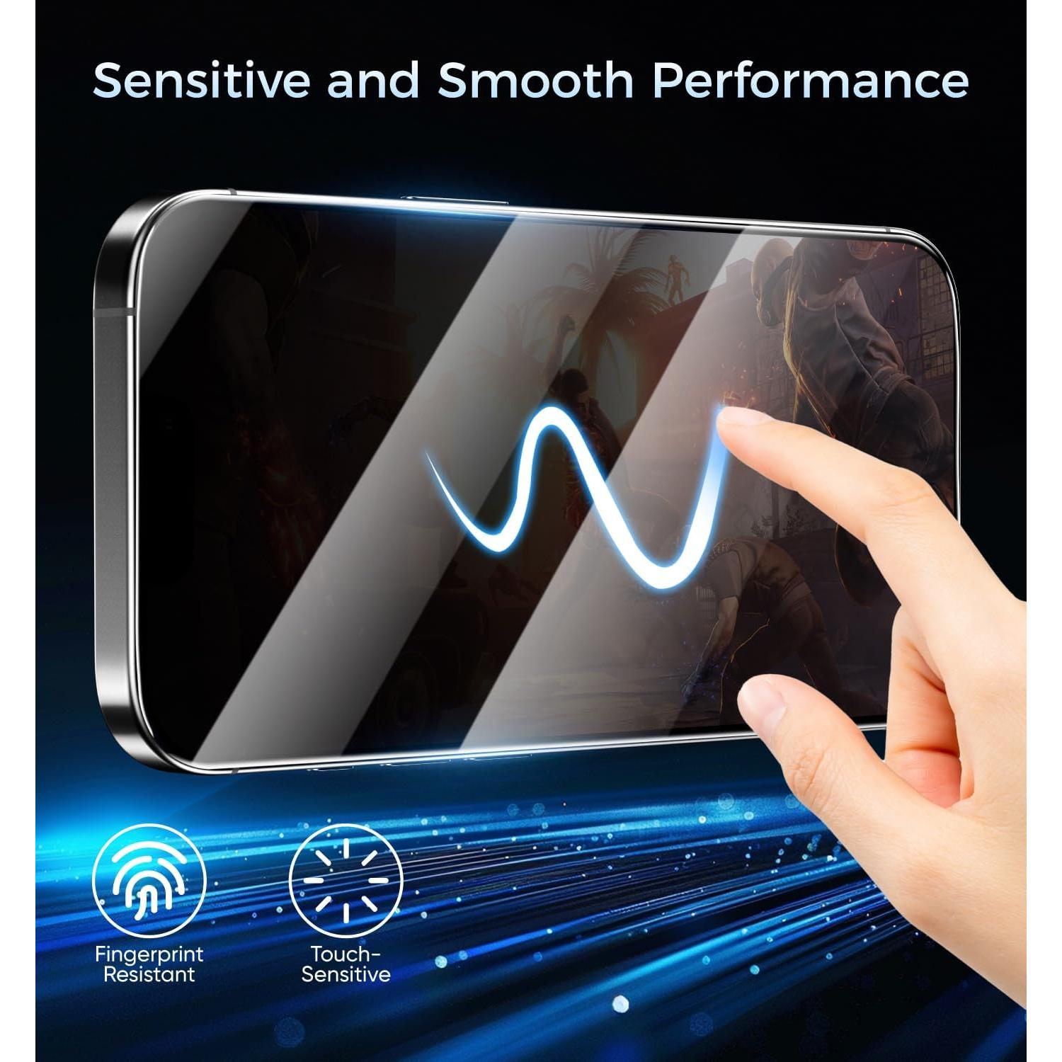 Protector de Pantalla Privado MAGIC JOHN para iPhone 12 Pro Max 6.7"