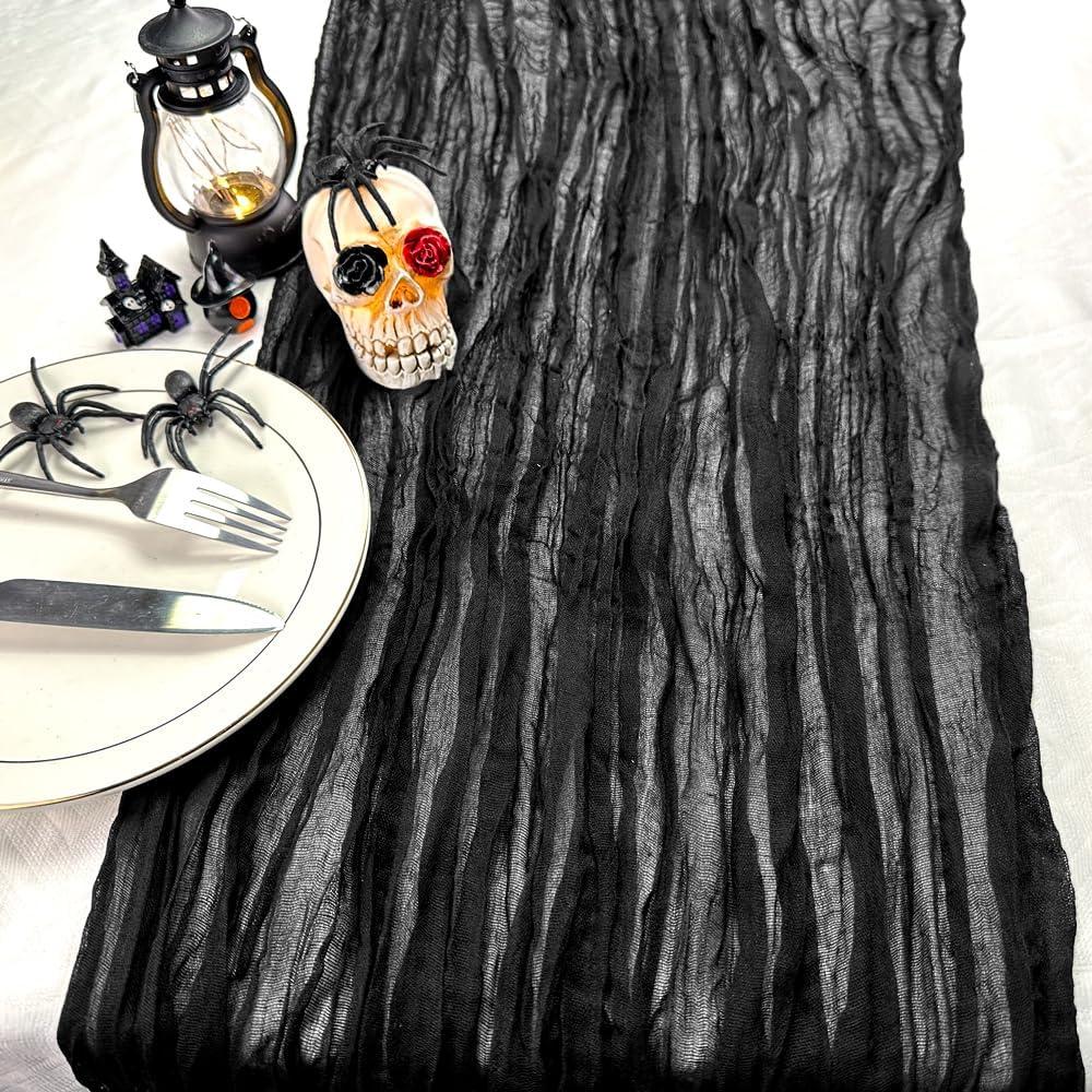 Caminito de Mesa Negro Booque Valley 3 Piezas 89x305 cm