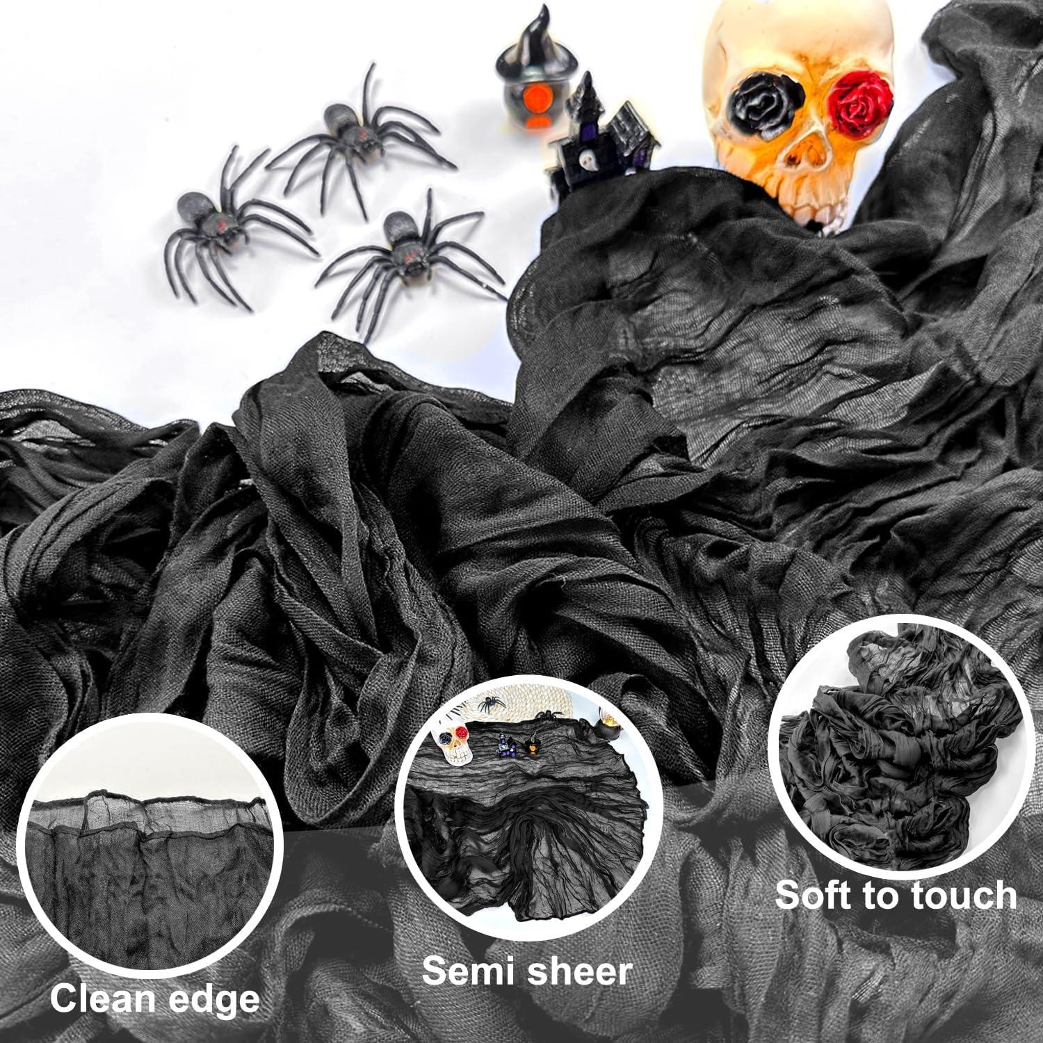 Caminito de Mesa Negro Booque Valley 3 Piezas 89x305 cm