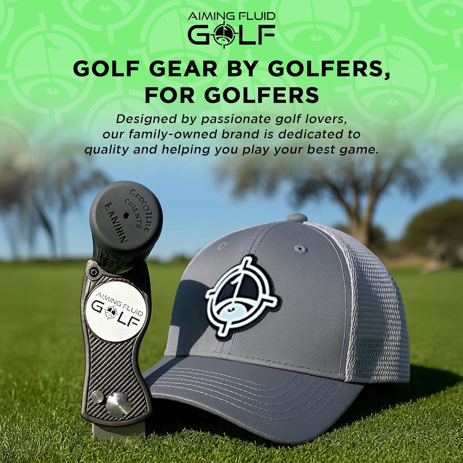 Herramienta de Divot de Golf 5 en 1 Aiming Fluid Golf - Metal