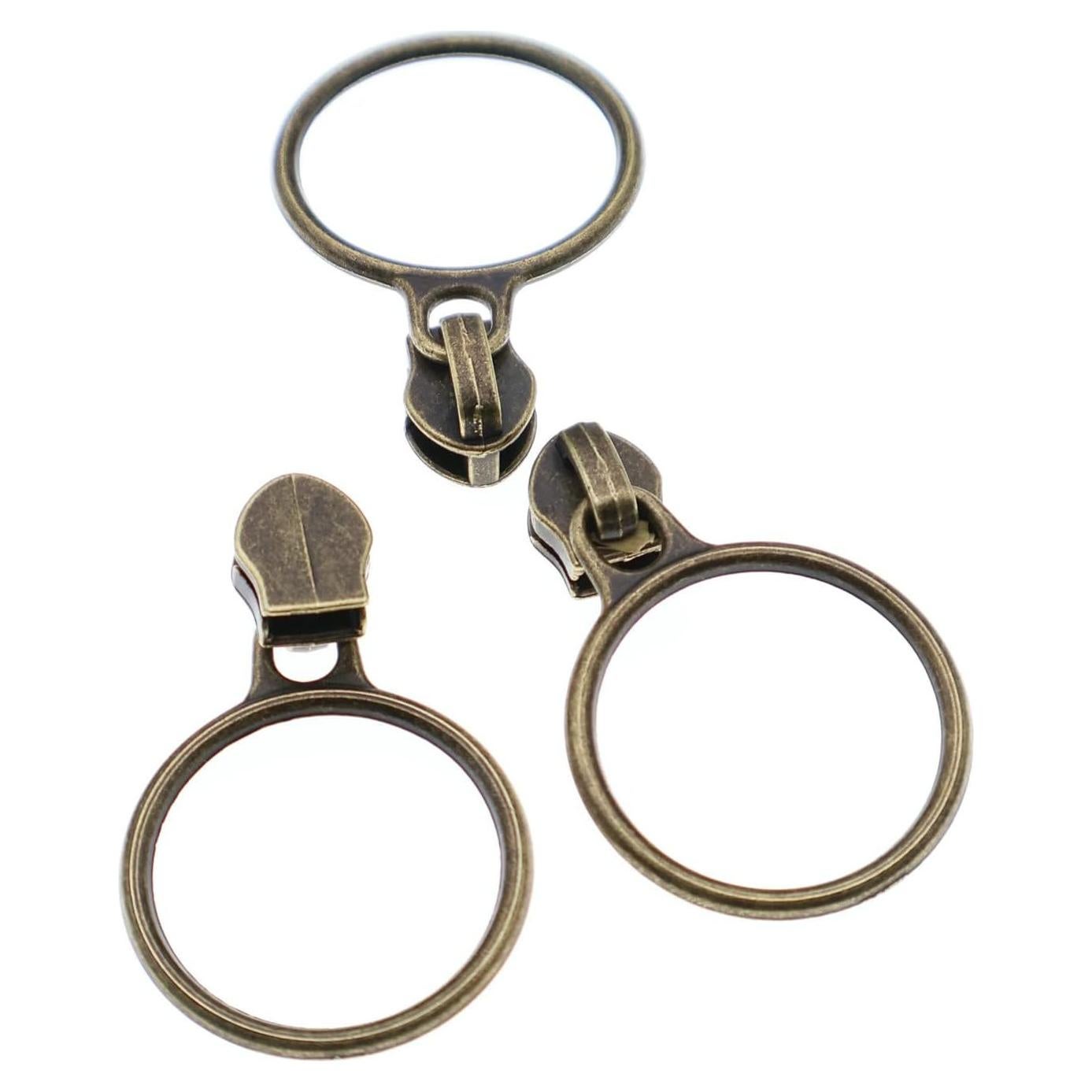 Tiradores de Anillo de Latón Antiguo Leekayer 30PCS #5