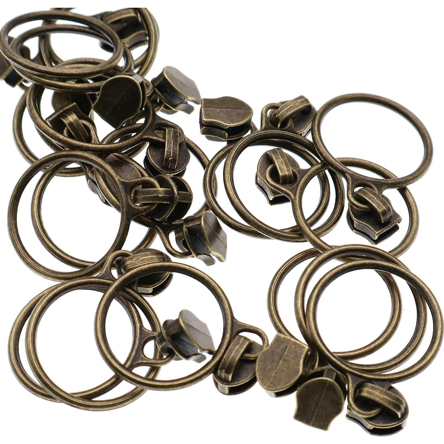 Tiradores de Anillo de Latón Antiguo Leekayer 30PCS #5