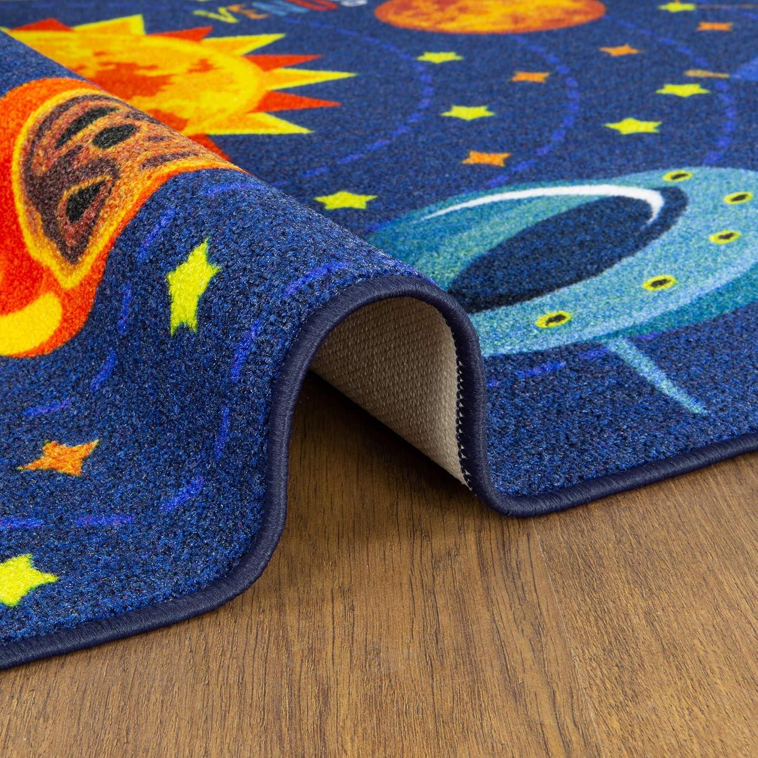 Alfombra Educativa KC Cubs Sistema Solar 1.52x2.13m Multicolor