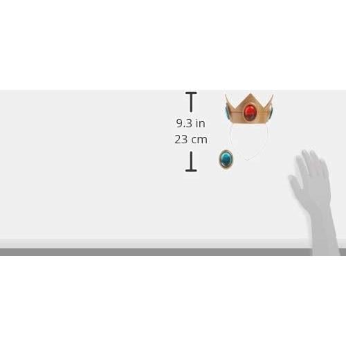 Corona y Amuleto Princesa Peach Disguise 8.26x13.97cm