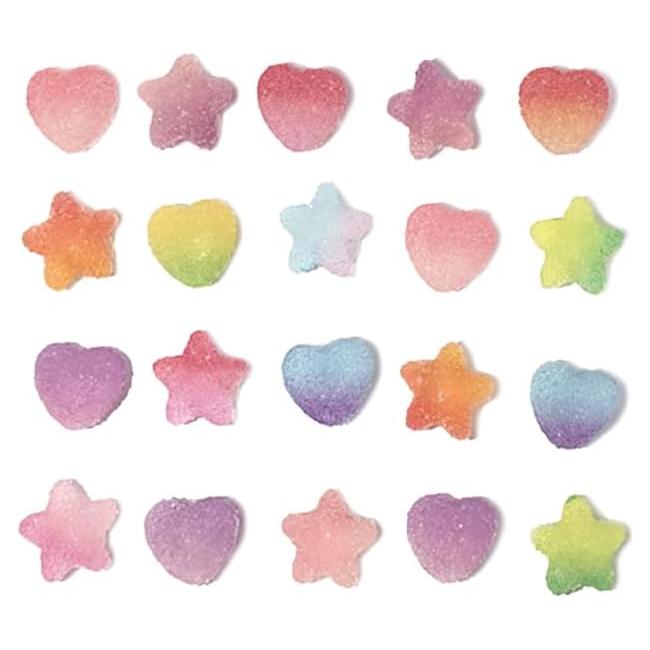 Charm de Zapato Oso de Goma Colorido - 20 Piezas Decorativas