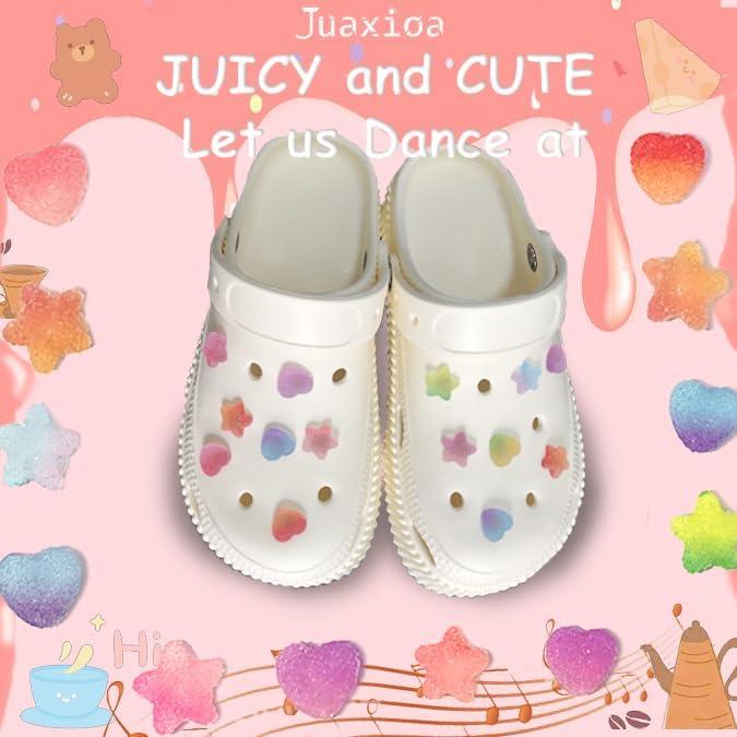 Charm de Zapato Oso de Goma Colorido - 20 Piezas Decorativas