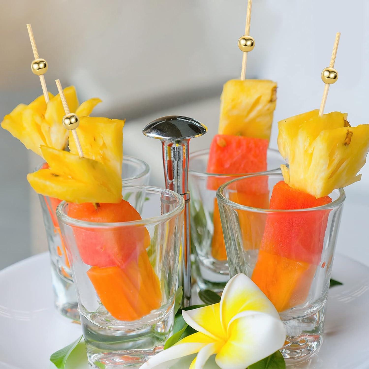 Palillos de cóctel de perla dorada 1000 Pcs 11.94 cm