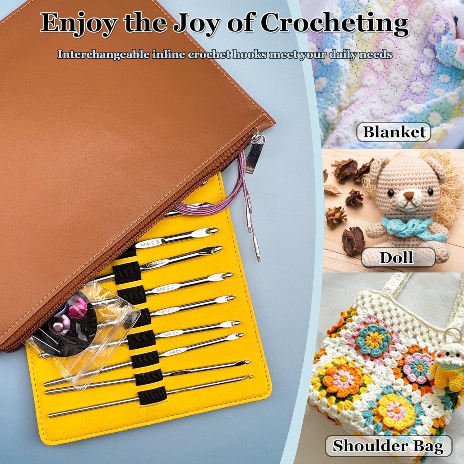 Juego de Ganchillos Tunecinos Hobekoee 12 Tamaños Aluminio