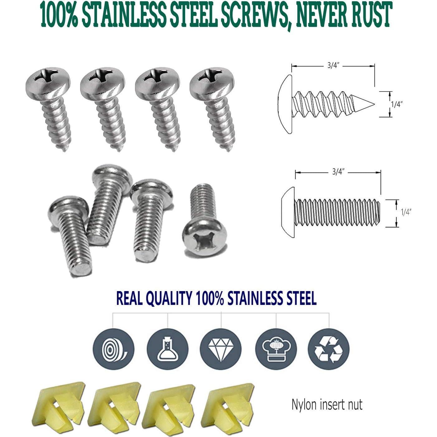 Marco de Placa de Licencia Patriótico FBJTDQ - Aluminio 30.48x15.24 cm