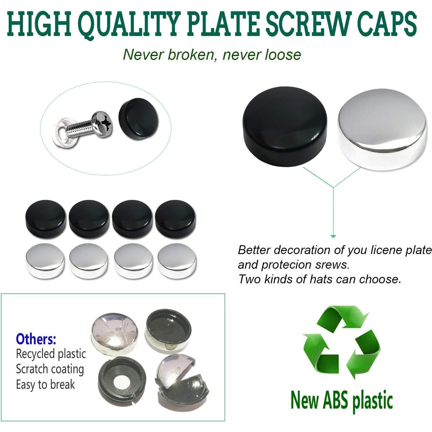 Marco de Placa de Licencia Patriótico FBJTDQ - Aluminio 30.48x15.24 cm