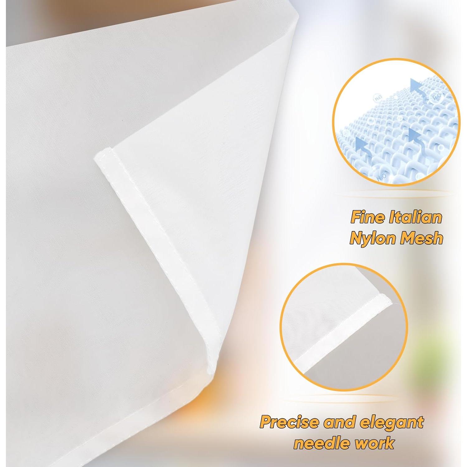 Bolsa de Estrangulación de Nueces 6PCS Nylon 20x15cm Reutilizables