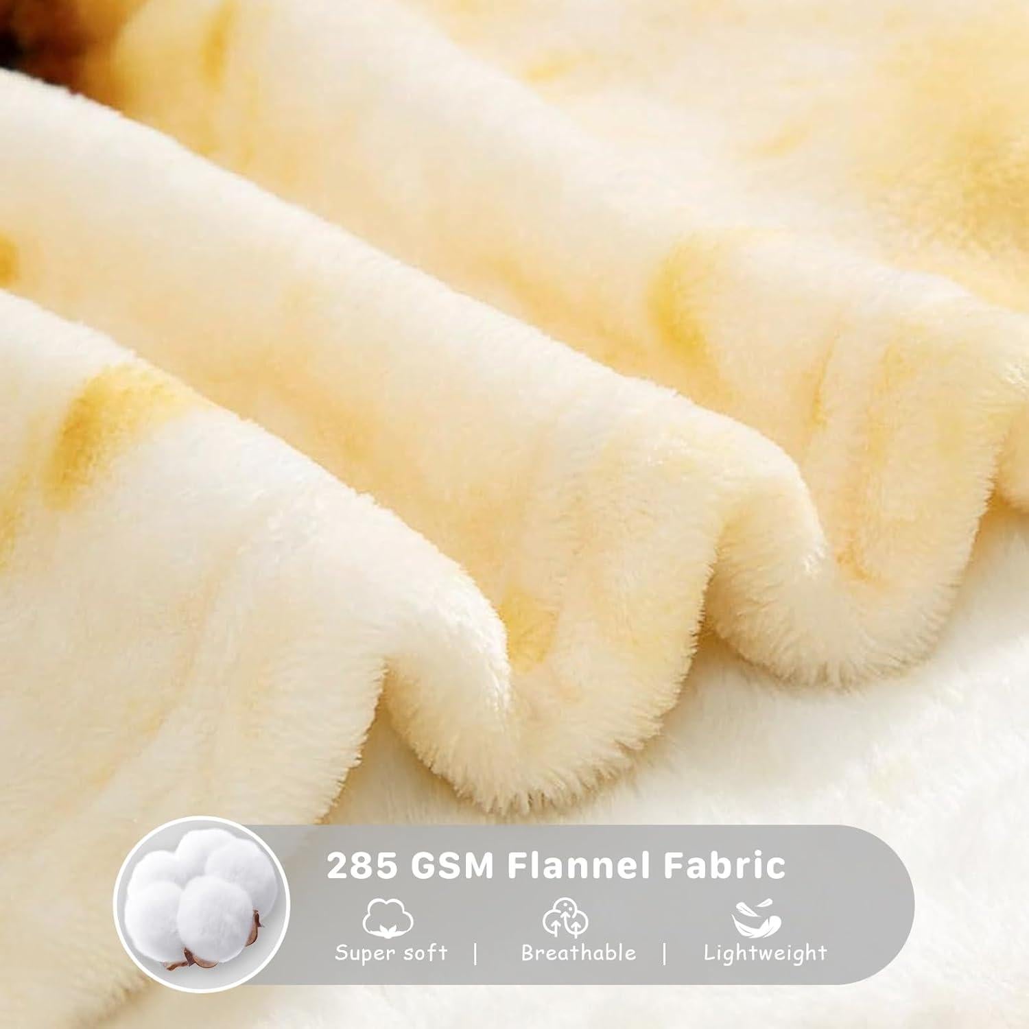 Manta Tortilla Lhedon 91x91 cm Franela Suave para Bebés