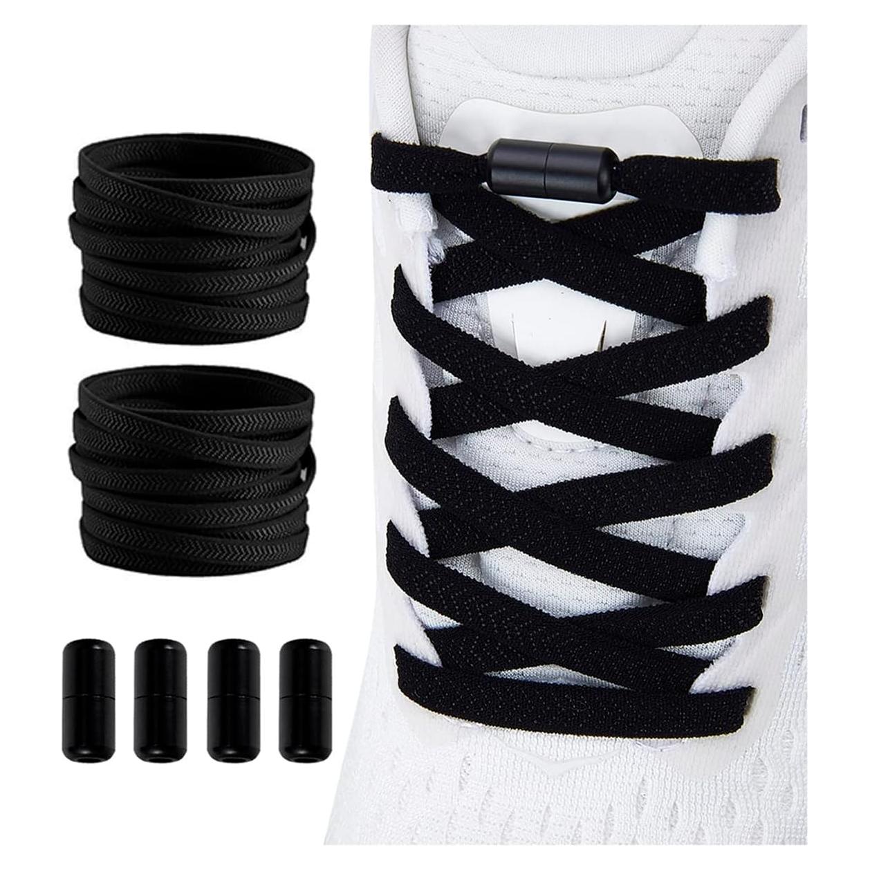 Cordones Elásticos Sin Nudos Anan520 - 2 Pares para Todos