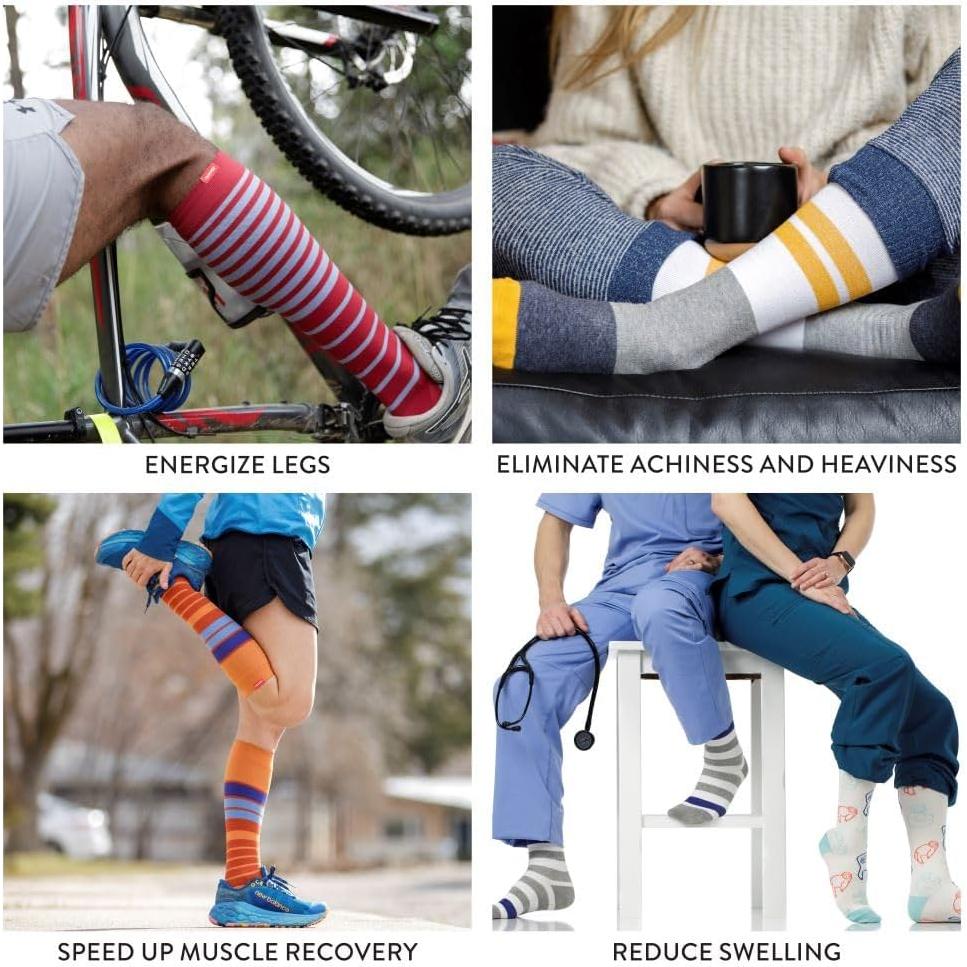 Calcetines de Compresión Graduada VIM & VIGR 20-30 mmHg Unisex