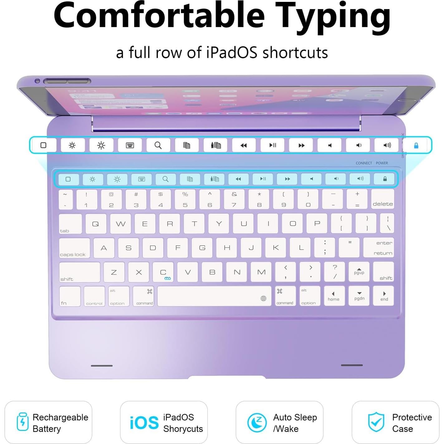 Funda Teclado NOKBABO para iPad Pro 9.7" con Smart Folio