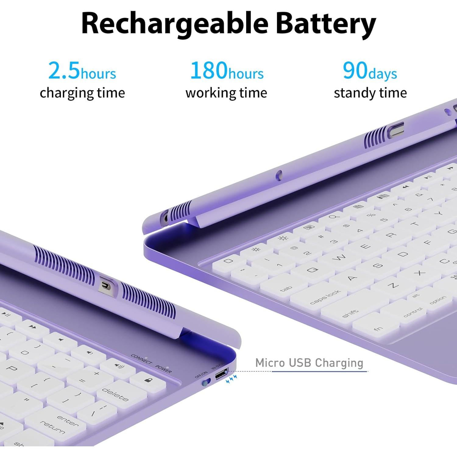Funda Teclado NOKBABO para iPad Pro 9.7" con Smart Folio