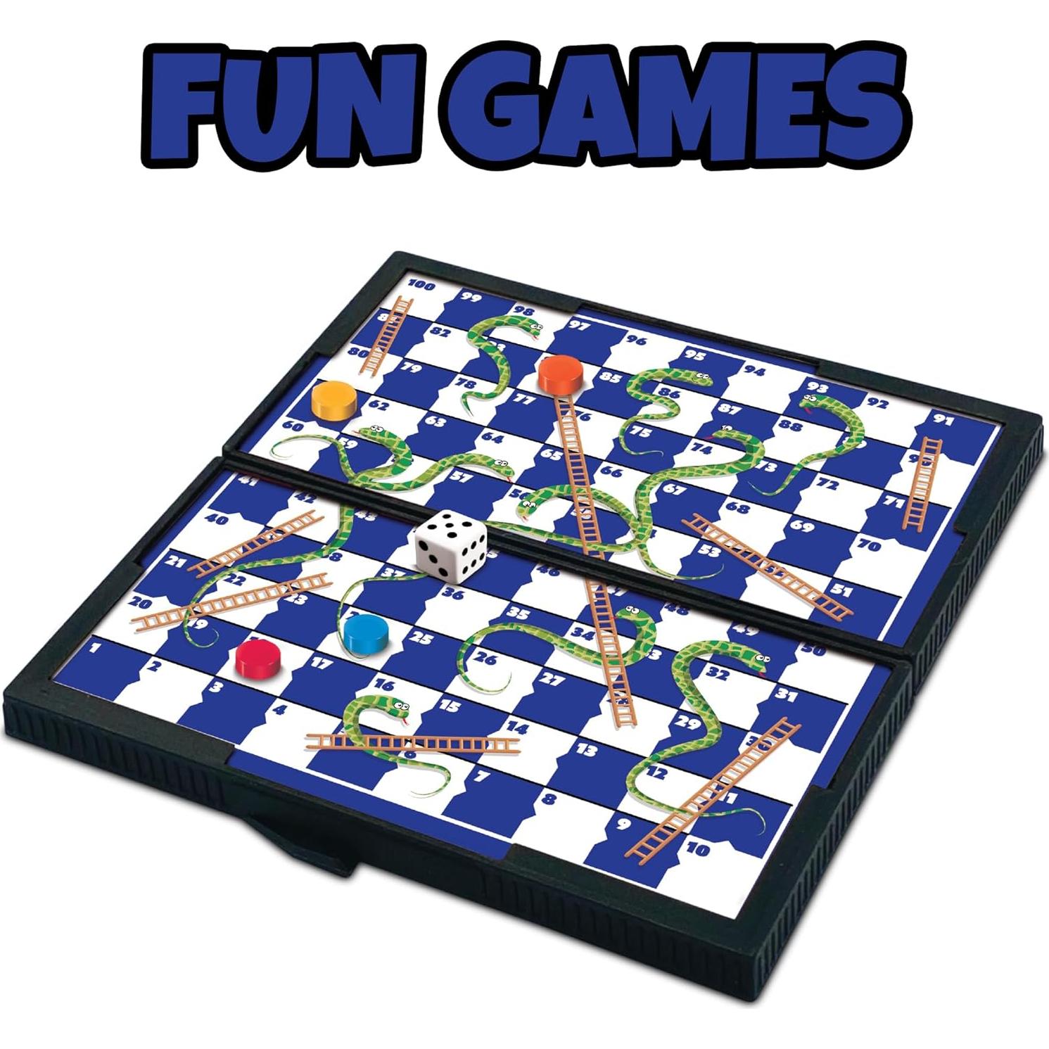 Juego de Viaje Gamie con 12 Juegos Magnéticos - 12.7 cm