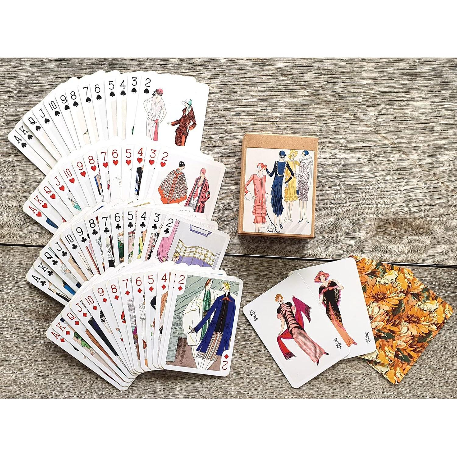 Baraja de Póker Estándar FlonzGift Art Deco 54 Cartas