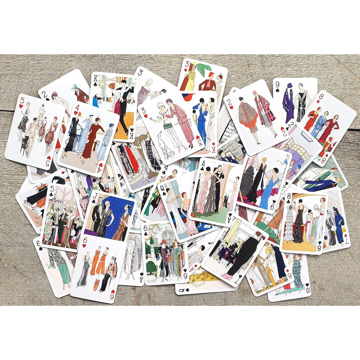 Baraja de Póker Estándar FlonzGift Art Deco 54 Cartas