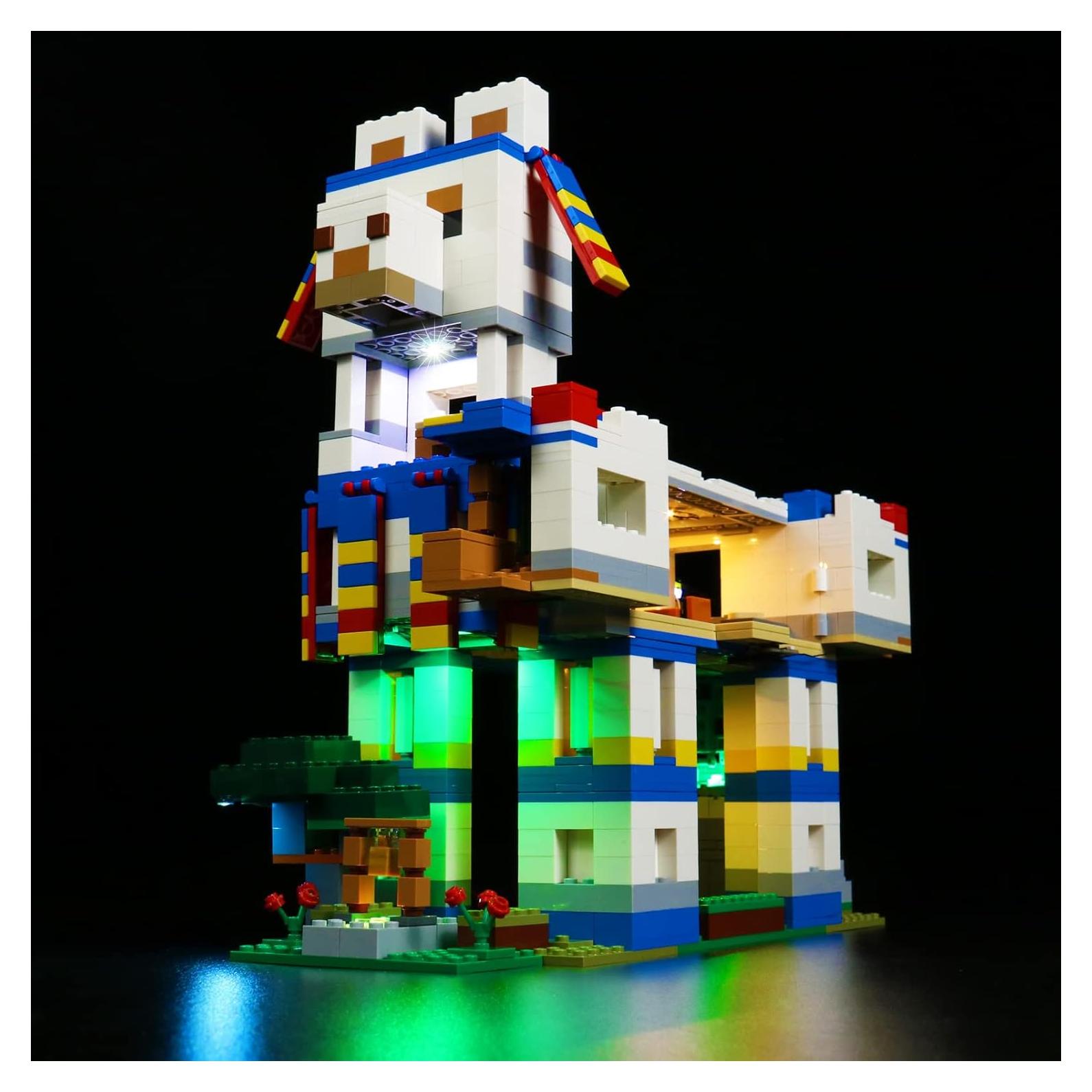 Kit de Luz LED VONADO para LEGO Minecraft Llama Village 21188