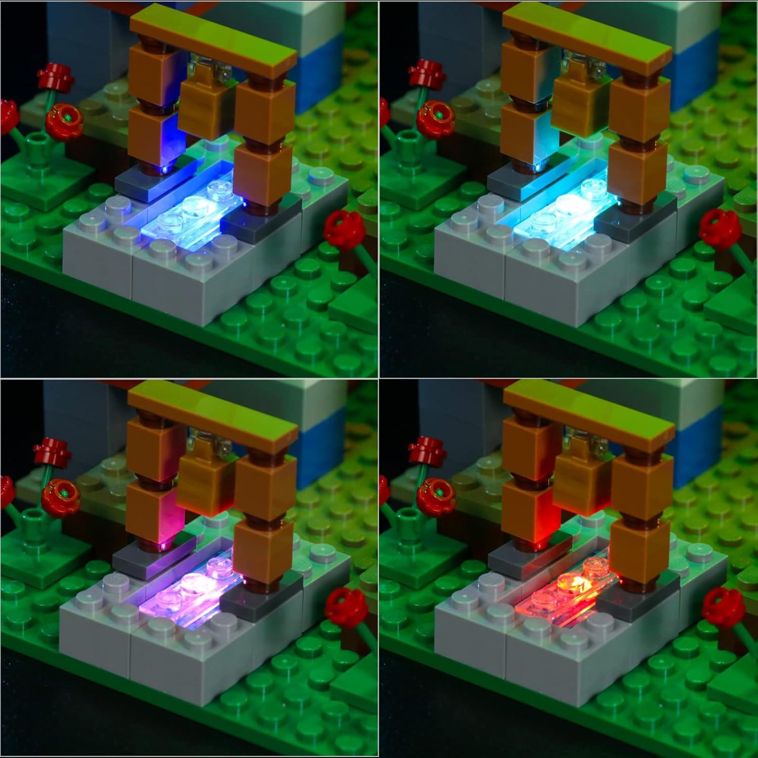 Kit de Luz LED VONADO para LEGO Minecraft Llama Village 21188