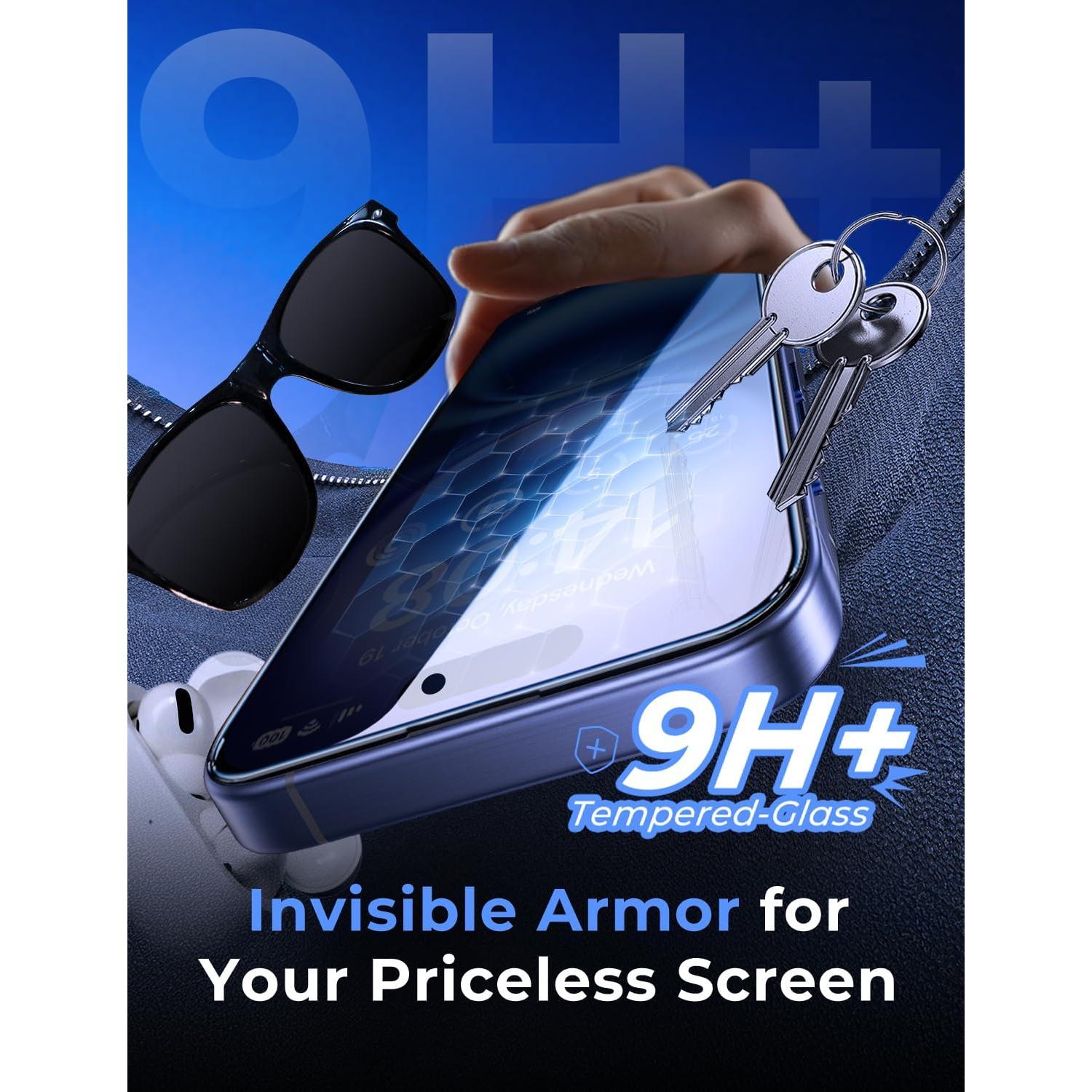 Protector de Pantalla Vidrio Templado Magic John iPhone 16 6.1"