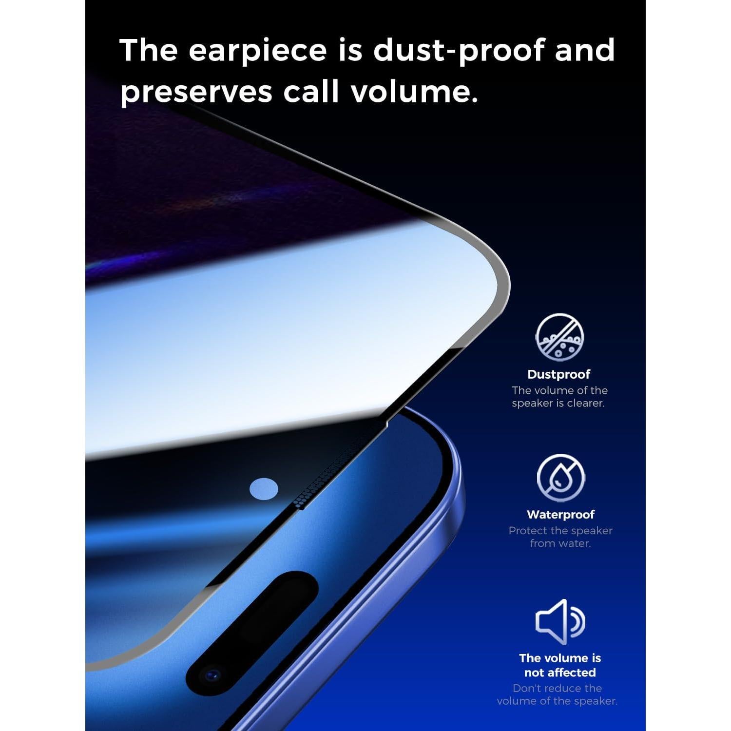 Protector de Pantalla Vidrio Templado Magic John iPhone 16 6.1"