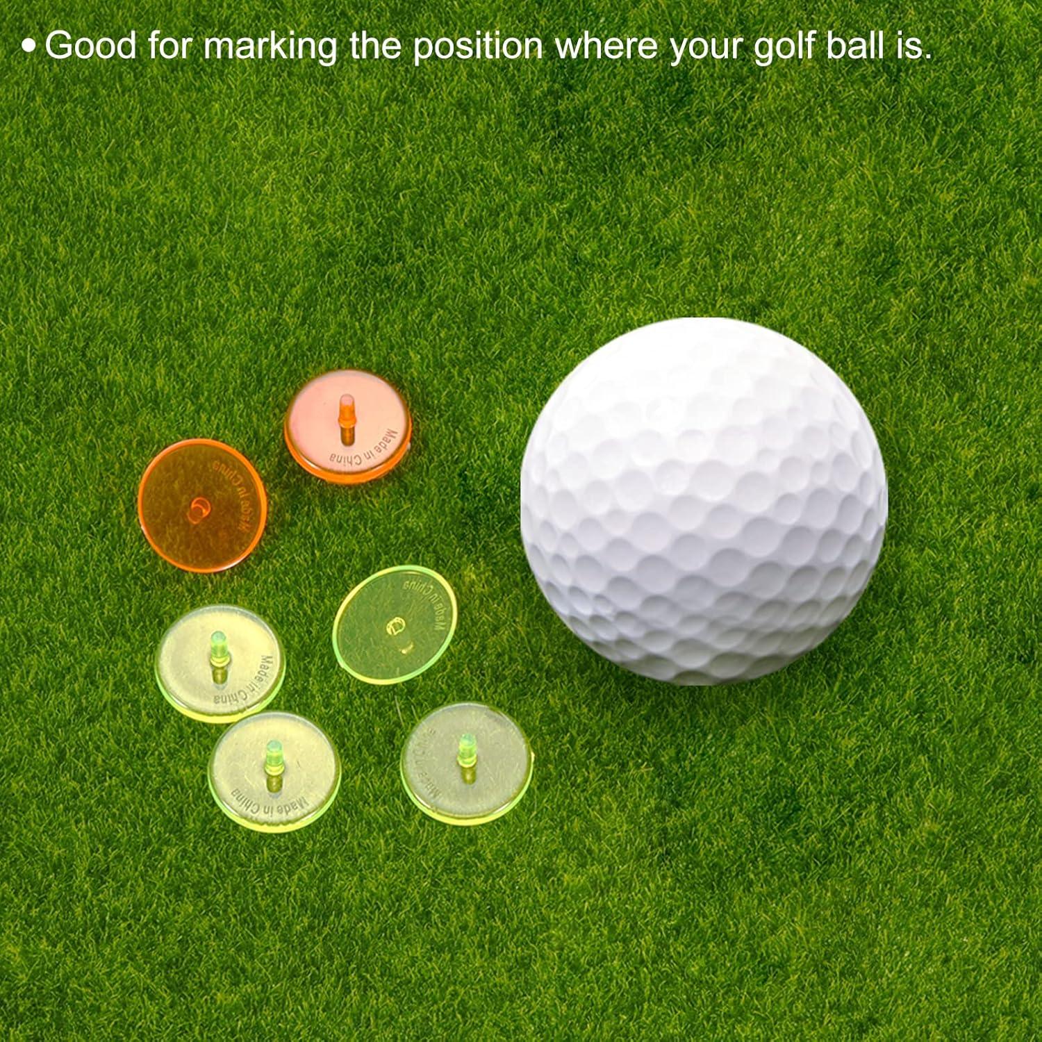 Marcador de Pelota de Golf PATIKIL Redondo Transparente 24x8mm