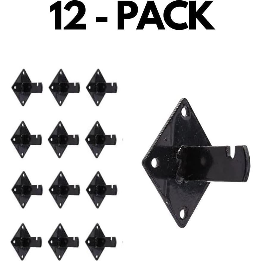 Soportes de Panel de Rejilla KINGDOM SOLUTIONS 12-Pack Alta Resistencia