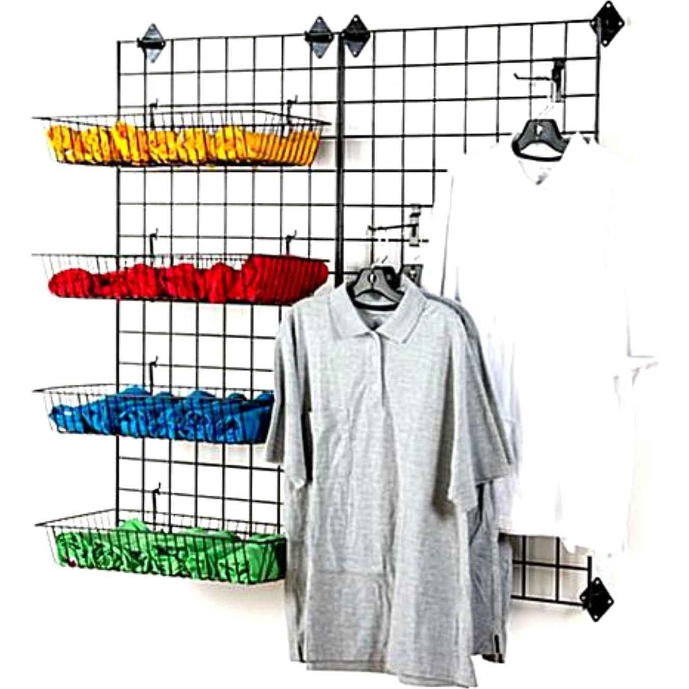 Soportes de Panel de Rejilla KINGDOM SOLUTIONS 12-Pack Alta Resistencia