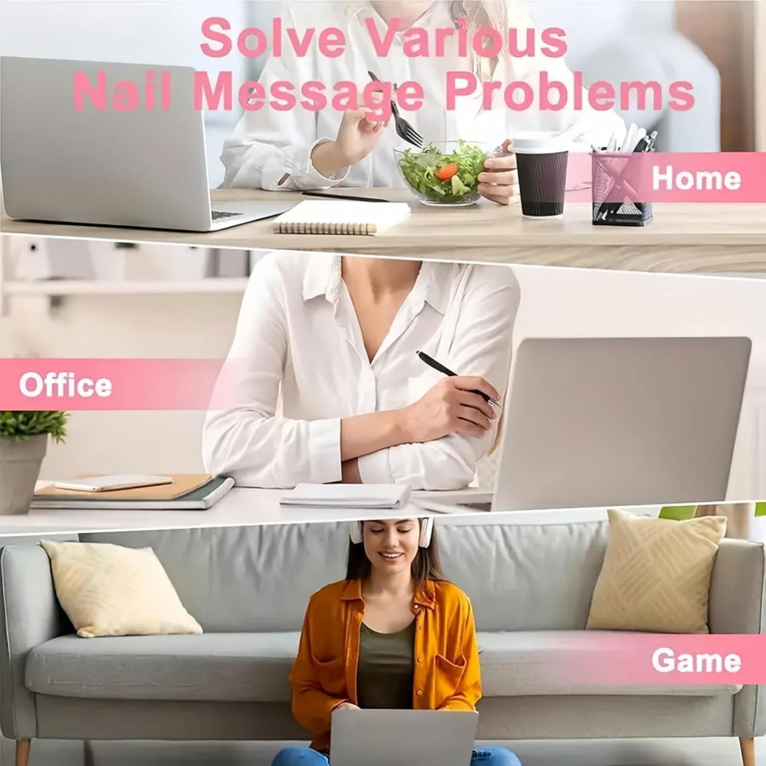 Cubierta de Teclado de Silicona para Uñas Largas Majeree - MacBook Pro 13" 2020-2023