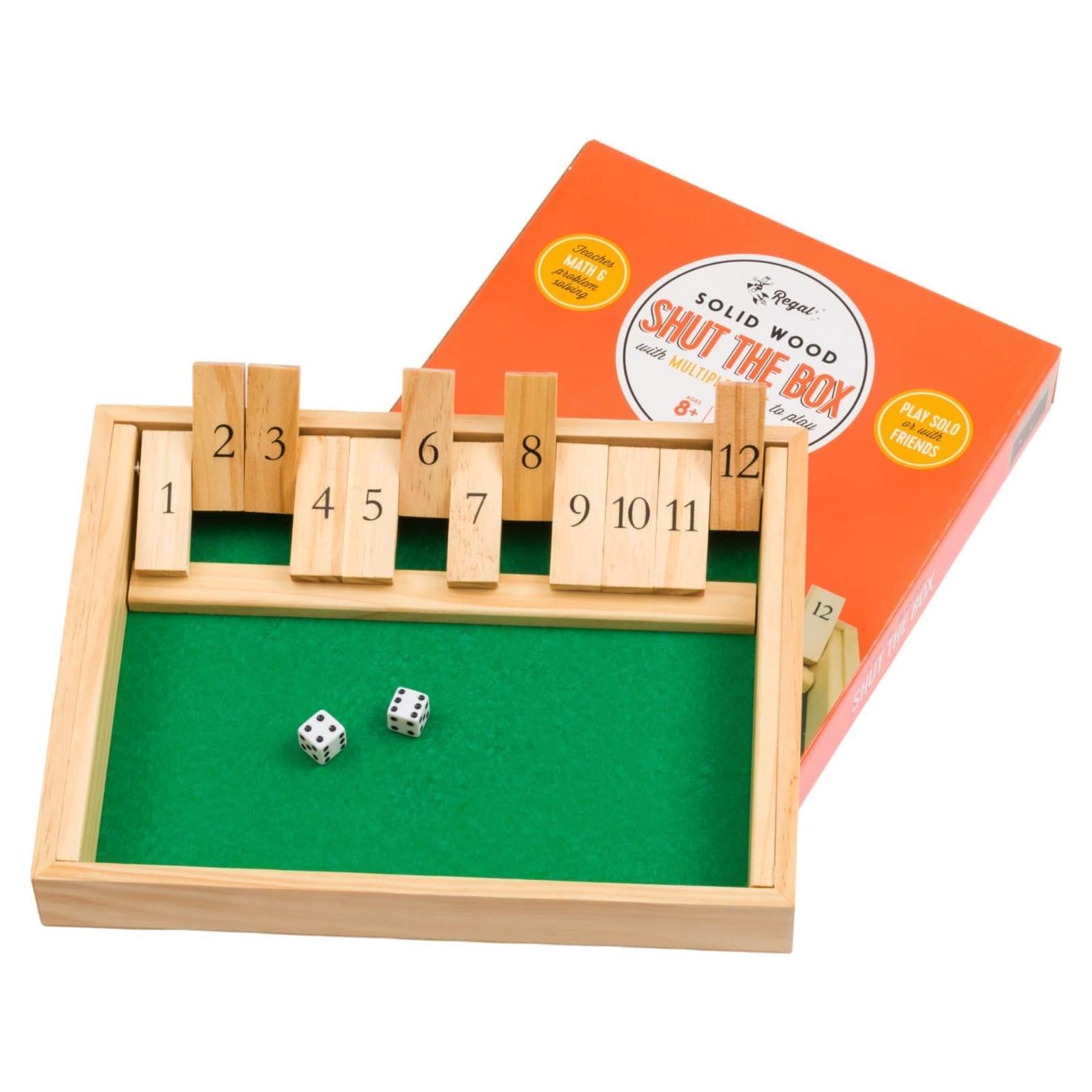 Juego de Mesa Cierra La Caja Regal - 12 Espacios de Madera