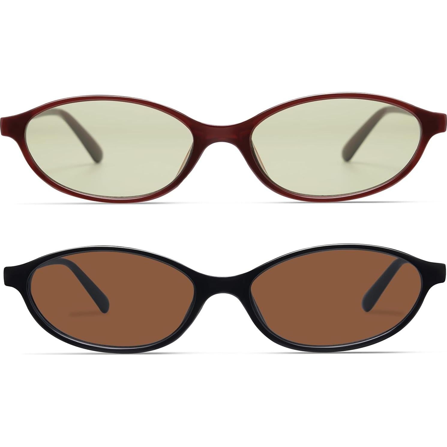 Gafas de sol ovaladas retro GM9603 para mujeres UV400