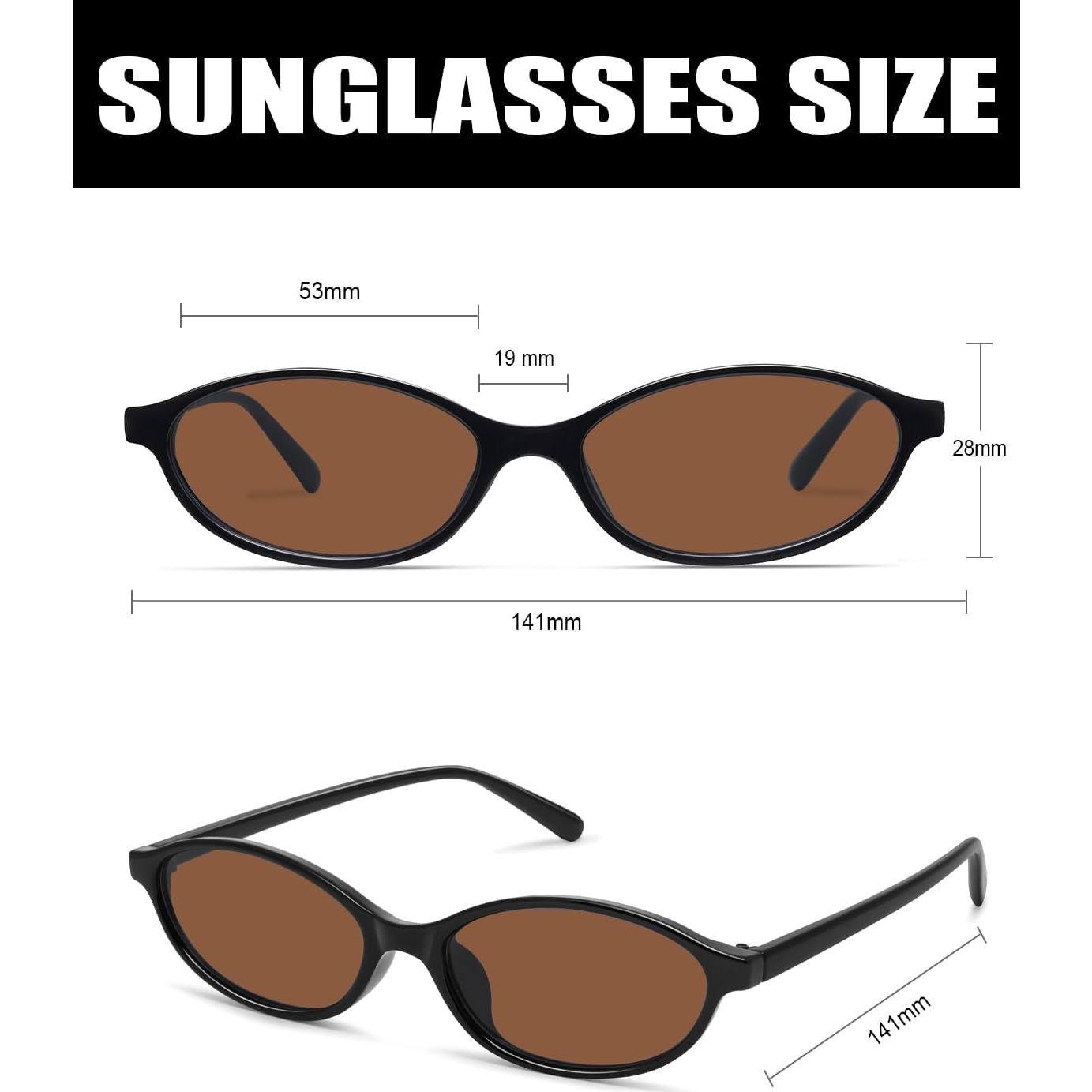 Gafas de sol ovaladas retro GM9603 para mujeres UV400