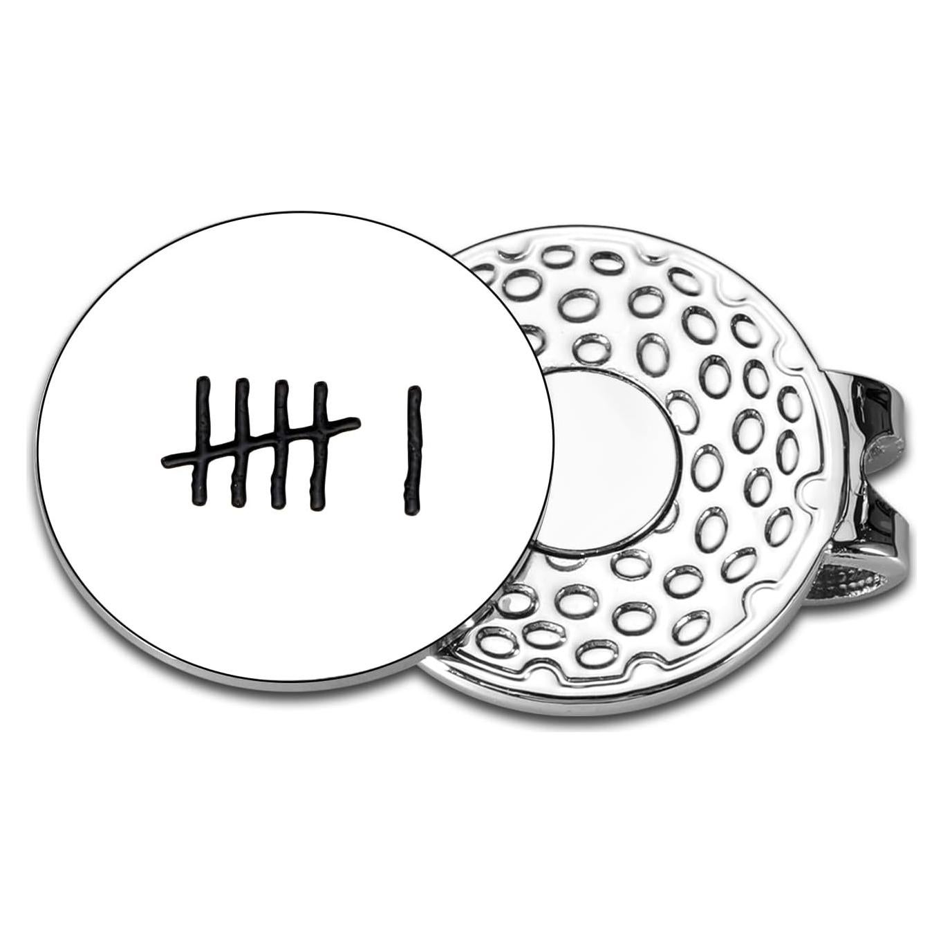 Marcador de Pelota de Golf FOOZDEEVAAQ 6to Aniversario Acero Inoxidable