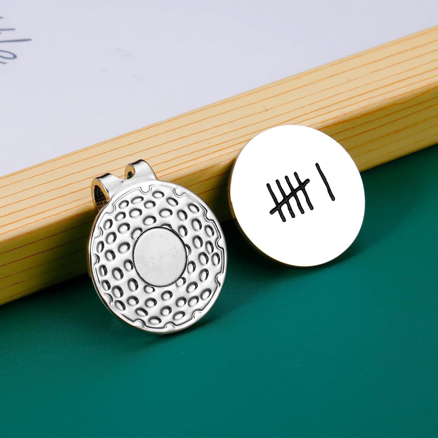 Marcador de Pelota de Golf FOOZDEEVAAQ 6to Aniversario Acero Inoxidable