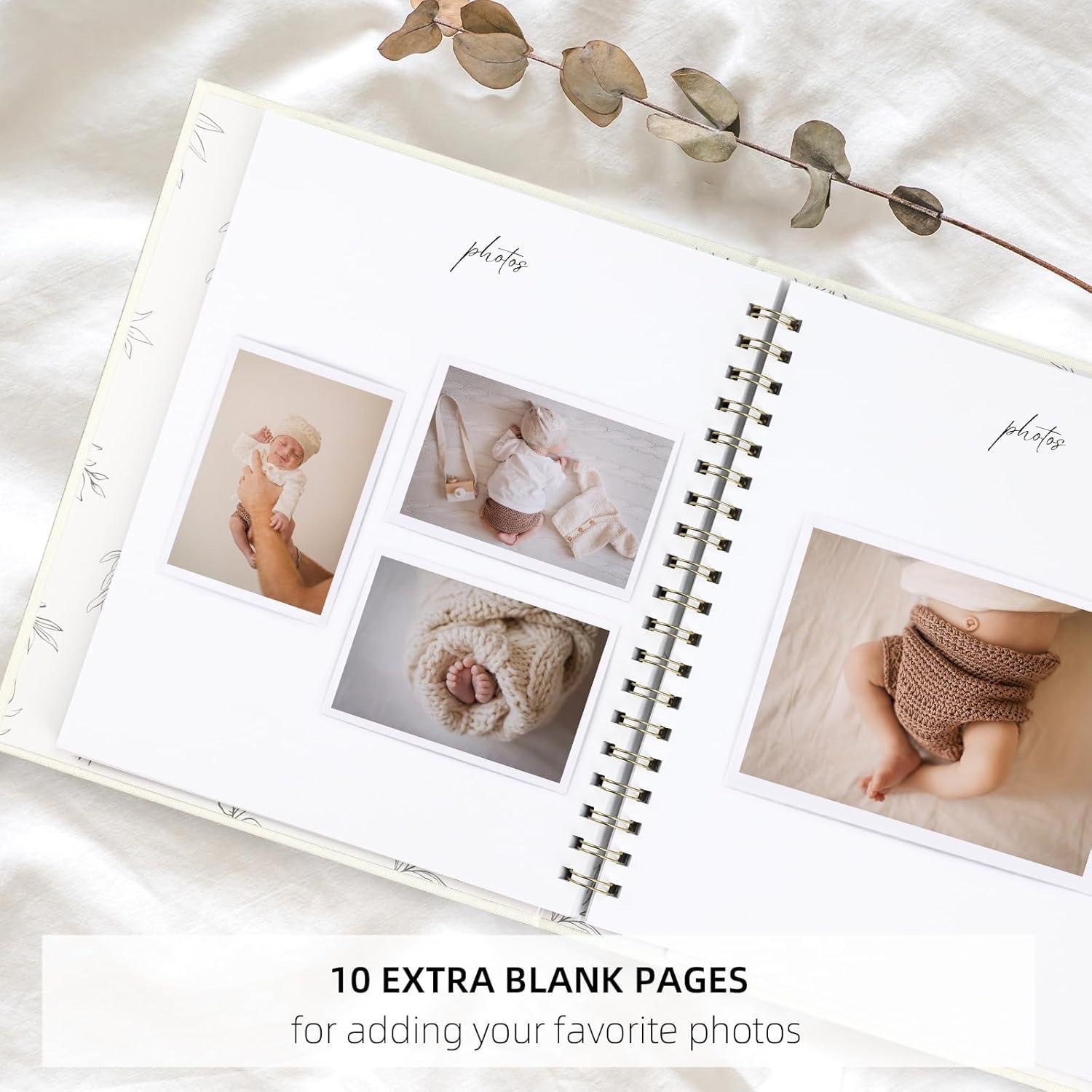 Libro de Recuerdos para Bebés LONLAT BabyMemoryBook01 Crema