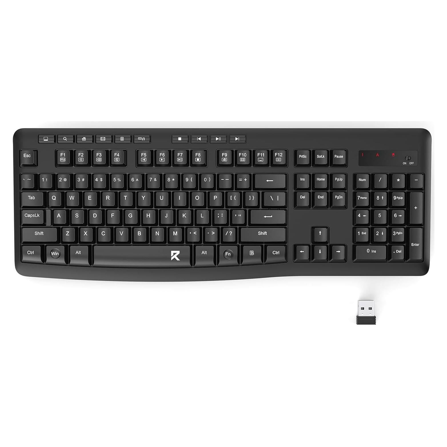 Teclado Inalámbrico Redragon BK-7367 Membrana 2.4G Resistente