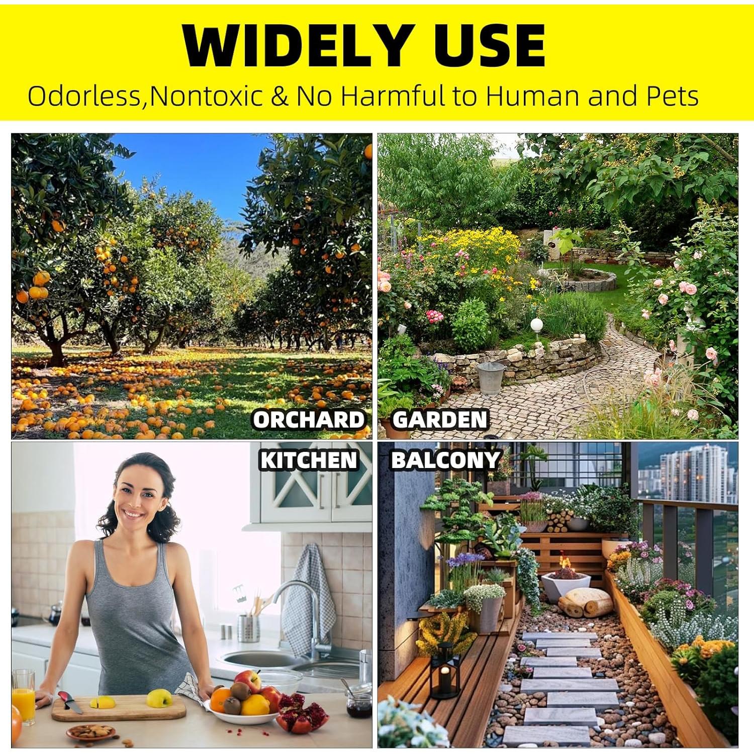 Trampas Adhesivas Amarillas Mosqueda 36 Unidades para Insectos