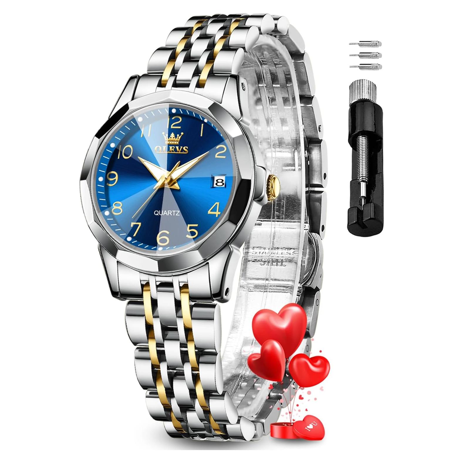 Reloj de Mujer OLEVS Analógico de Cuarzo Impermeable 30m