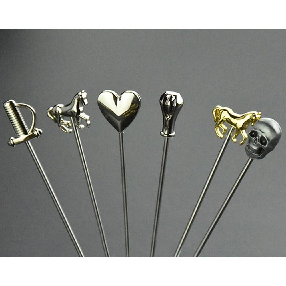 Palillos de cóctel RFORPLY de acero inoxidable 11 cm - 5 piezas