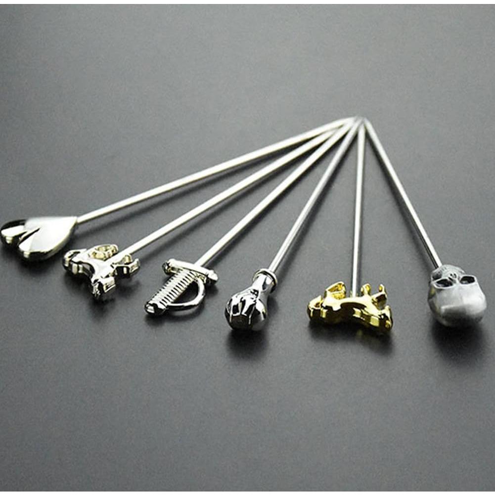 Palillos de cóctel RFORPLY de acero inoxidable 11 cm - 5 piezas