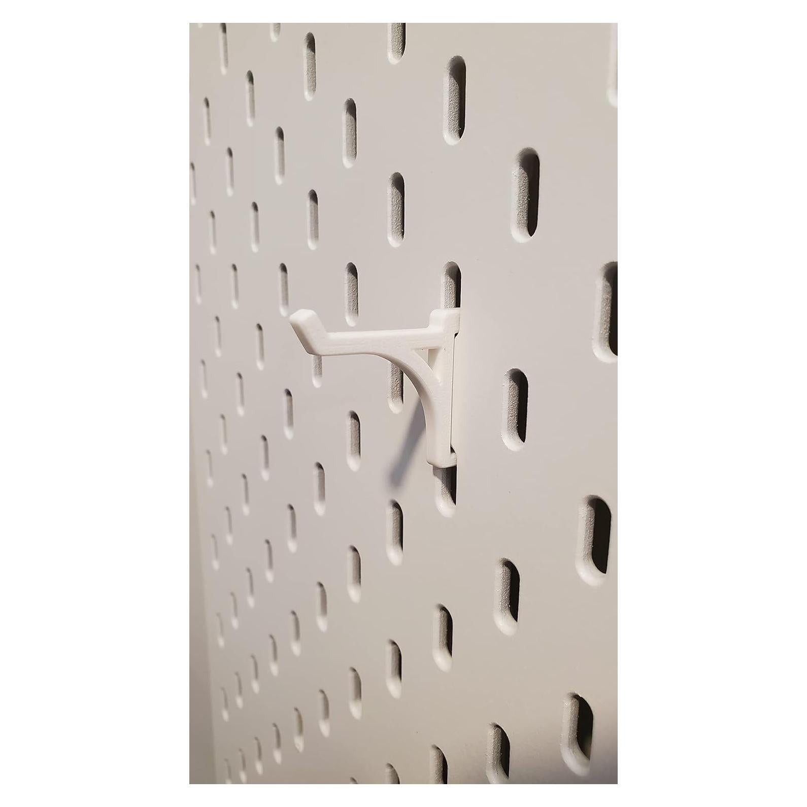 Ganchos de Exhibición 12pk Just Hanging para Panel IKEA SKADIS