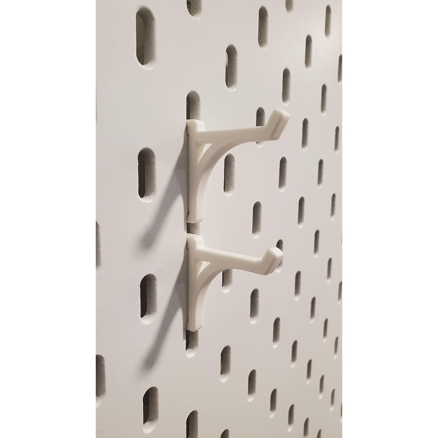 Ganchos de Exhibición 12pk Just Hanging para Panel IKEA SKADIS